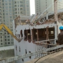 上海酒店拆除